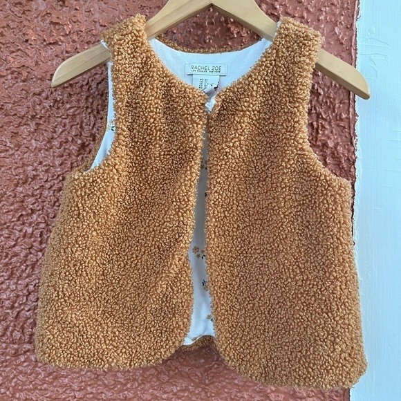4T Brown Sherpa Vest - Picture 1 of 4